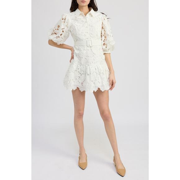 TUCKERNUCK EN Saison Ottis Floral Cutwork Minidress NWT Size Small - Picture 8 of 11